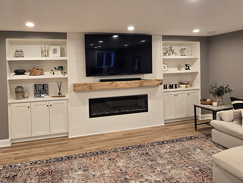 Basement remodeling transformation